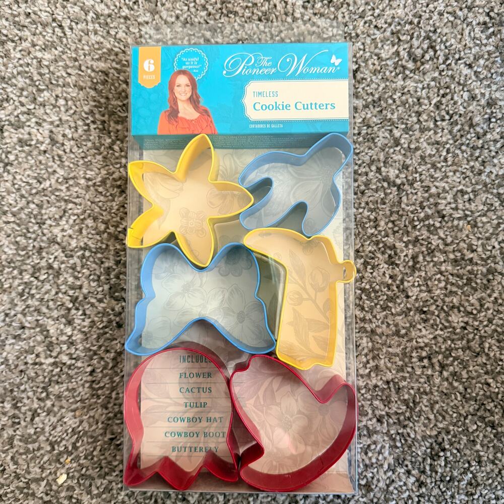 The Pioneer Woman Cookie Cutters Timeless Shapes NEW